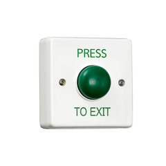 Plastic Green Dome Button