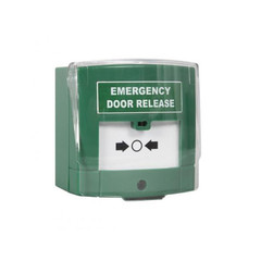 RGL EDR-2N Emergency Door Release with Plastic Front Covers, Green