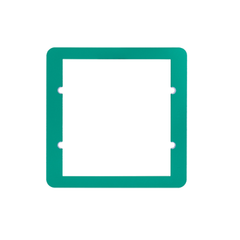 Flush Mount Bezel RemoteGreen C/W Longer Screws