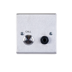 Call Point with 6.35mm Jack Socket St. St.