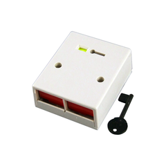 Double Push PAB White No Tamper