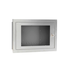 Stainless steel glazed enclosure for XFP 32 zone panels. 