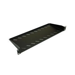 Ultima Cantilever Shelf standard up to 35kg Black (H) 1U (W) 19 inch x (D) 300mm