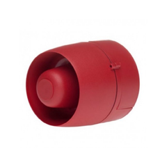 (POA) VCL 24V Voice enhanced sounder, red body, shallow base.