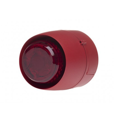 VTB spatial sounder/beacon, 24v, 32 tone, red body, red lens, deep base c/w 15 m
