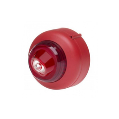 VAD LED beacon shallow base red body white flash - Coverage W-2.4-7.