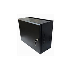 Ultima Wall Mounting Cabinet (Low Profile) Black (H)4U x W)600mm x (D)400mm