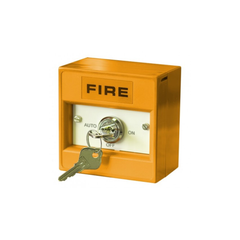 Hochiki Conv. Keyswitch MCP - 3 Pos. Surface Orange