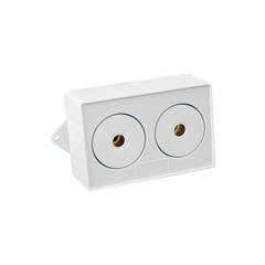 S100 Dual White Piezo Sounder 12V