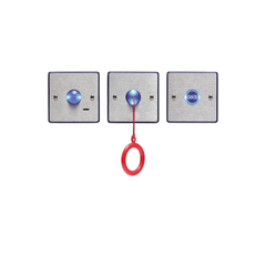 Vox Ignis Lexicomm â€šAssist Callâ€šAlarm WC system. Comprises of 1x over-door plate, 1x cancel plate, 1x pull cord, WC alarm fitted sticker, and operating instructions sticker. Injection moulded blue polycarbonate c/w, with stainless steel facia.