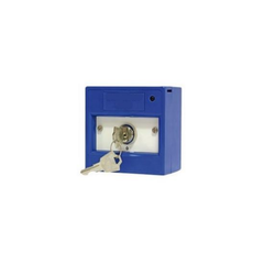 BLUE SINGLE POLE-KEY CAPTIVE IN ONE POSITION-PLAIN (0/1)