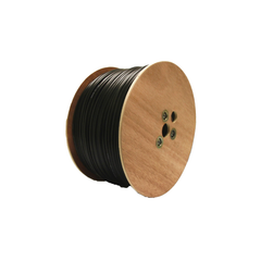 RG59 Cable c/w 2 x 0.75mm composite (Black) - 100M