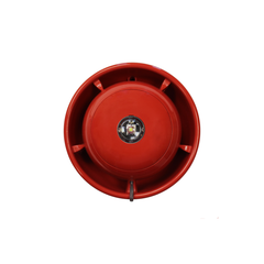 Smartcell Ceiling Sounder/VAD Red Body - White Flash