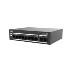 Uniview 10-Port Cloud managed PoE Switch – 8 PoE + 2 Uplink Ports