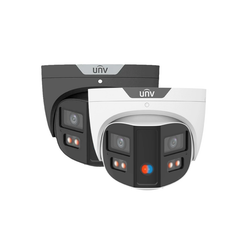 Uniview Prime 8MP Dual-Lens ColorHunter Tri-Guard Turret Camera