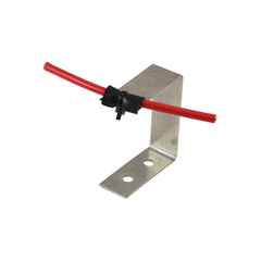 U Bracket, 60mm (2.4) Stainless steel c/w Silicon Sleeve - Pack of 100