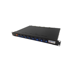 1U RACK MOUNT 12V DC 16A WITH EIGHT 2A MANUALLY SWITCHED OUTPUTS