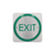 All-active exit button, flush mount