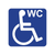 Disabled \\WC\\ Label
