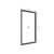 ZFP Flush-fit bezel for medium cabinet