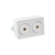 S100 Dual White Piezo Sounder 12V