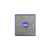 Vox Ignis - Assist Call ancillary cancel single gang with no indication or sounder. Injection moulded blue polycarbonate c/w, with stainless steel facia.