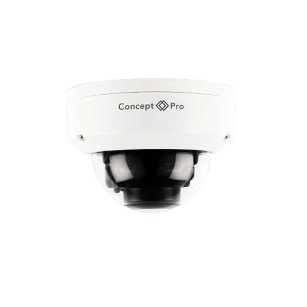 Concept Pro 2MP AHD Fixed Lens Compact Vandal Dome Camera with Smoke Dome Cover (2.8mm)