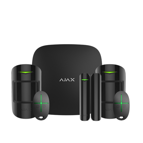 Ajax Kit 2 Hub2(2G)+MP Apartment with keyfobs (8PD)