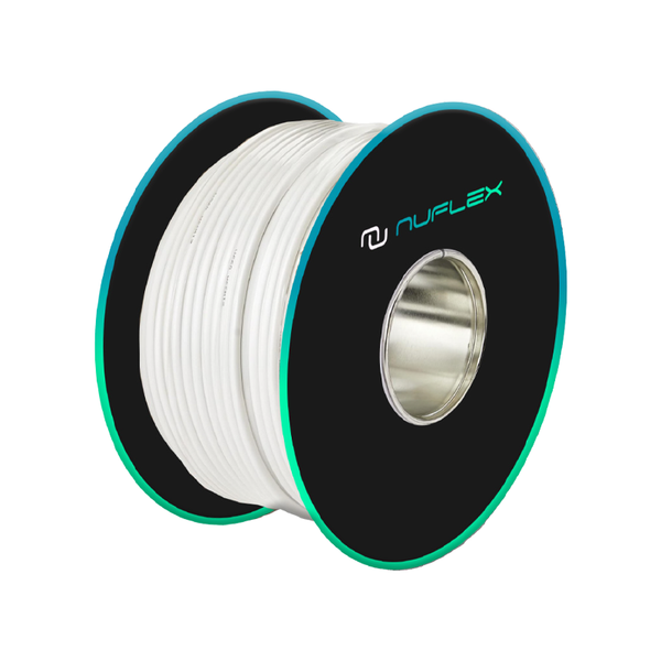 Nuflex Alarm Cable 8 Core Type 3 PVC White 100M