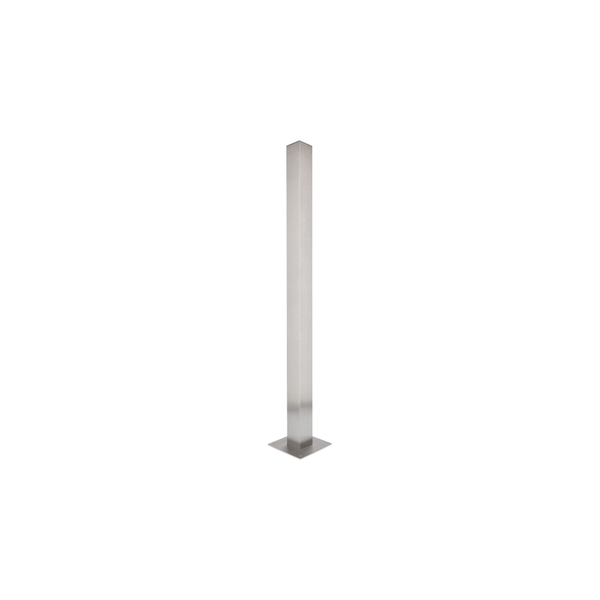 Pedestrian height stainless steel post