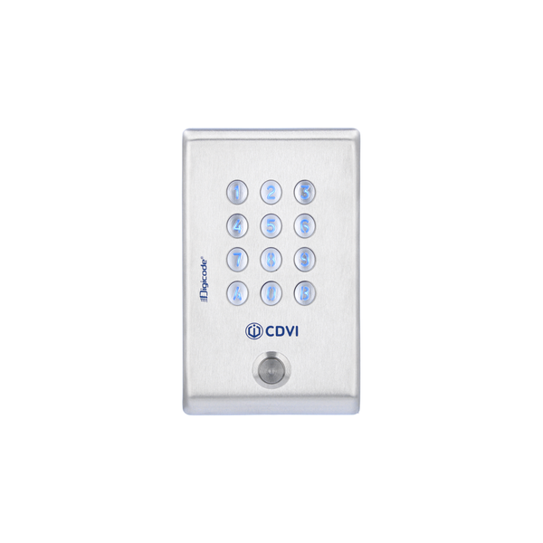Stainless steel keypad, 100 user codes, with call button