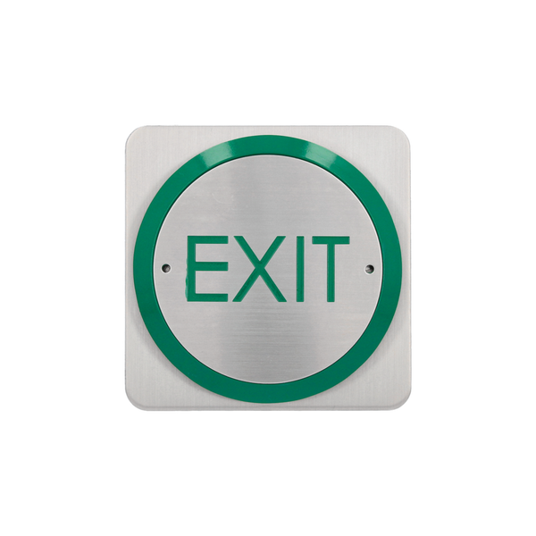 All-active exit button, flush mount