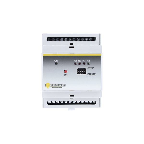 4-relay DIN mount receiver