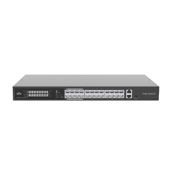Uniview 24 PoE + 2 Uplink Unmanaged Network Switch