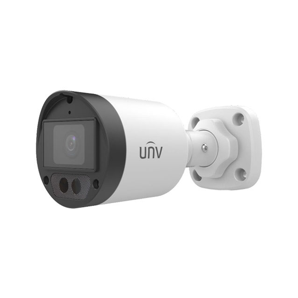 Uniview 2MP Lighthunter Fixed Bullet Camera (2.8mm) [Metal+Plastic with Mic]