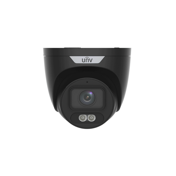 Uniview Easy 4MP IP Colour Hunter Fixed Turret Camera (2.8mm Lens, Black)