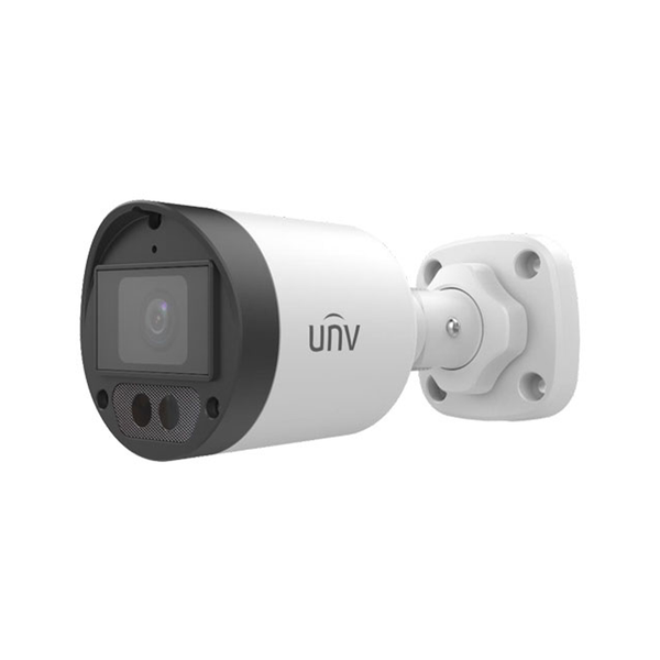 Uniview 2MP Full Colour Fixed Bullet Analog Camera (2.8mm) [Metal+Plastic with Mic]