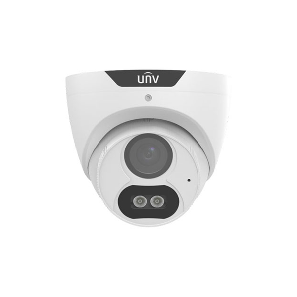Uniview 2MP Full Colour Fixed Turret Camera (2.8mm) [Metal+Plastic with Mic]