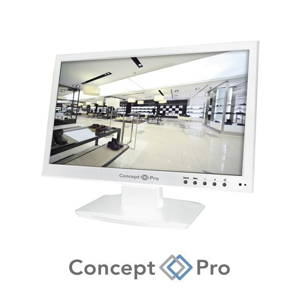 LED 22 inch Concept Pro widescreen high resolution plastic case - White