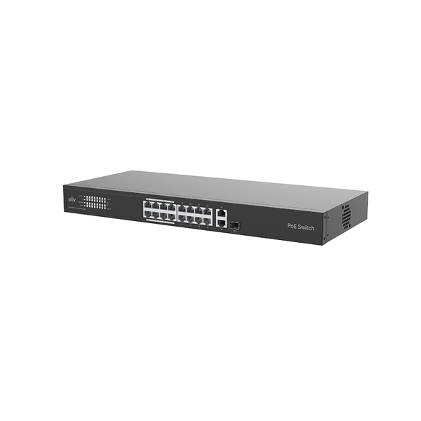 Uniview 16 Port Cloud Managed Ethernet PoE Switch