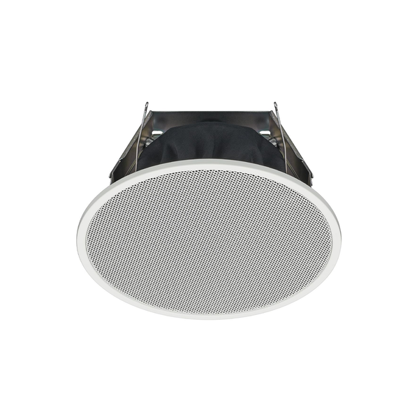 Ceiling Speaker, 6W (100v), 5\, 80 - 20KHz, Pure White, Spring Catch mount