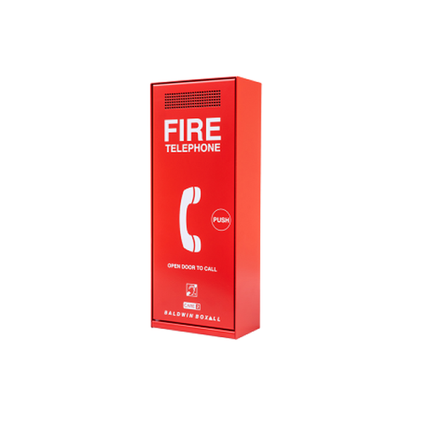 Care2 Fire Tel. Red Push Door