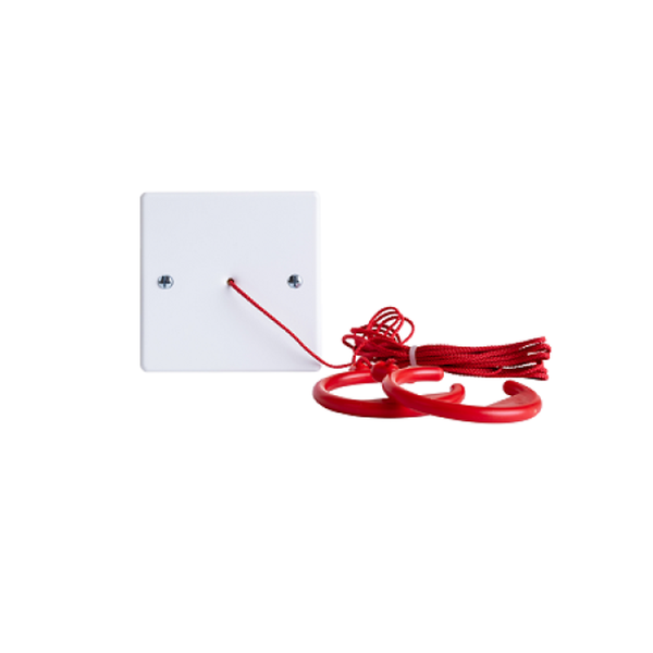 Call Point, Red Cord,Wall Mnt, White