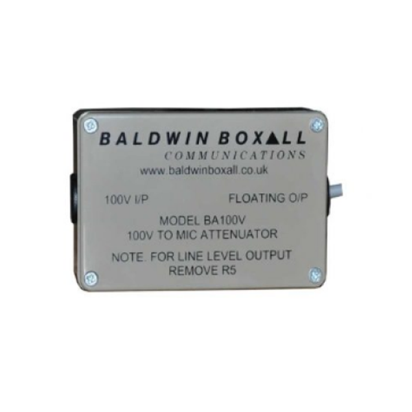 Attenuator 100V/Mic