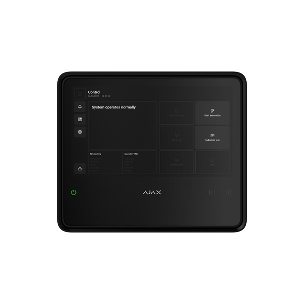 Ajax EN54 Fire Hub (8EU) ASP Black