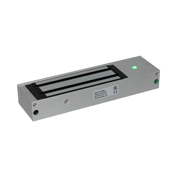 A Standard Monitored Magnet offering 1200 lbs (545 kg) holding force - Magnet size 265(L) x 73 (W) x 40 (D) all mm -Includes a monitoring contact rated at 2 Amp at 24vdc