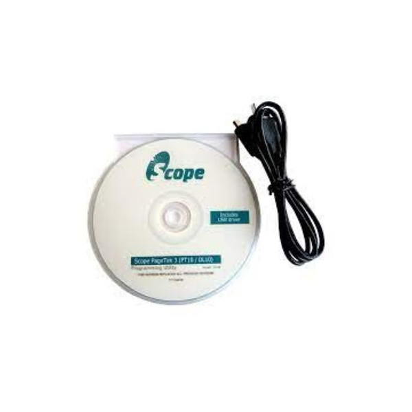 Programming kit for Pagetek 4 series and DigiLink 3 -xx-xxx series & DL5 / DL10 series, consisting of PC software and USB cable