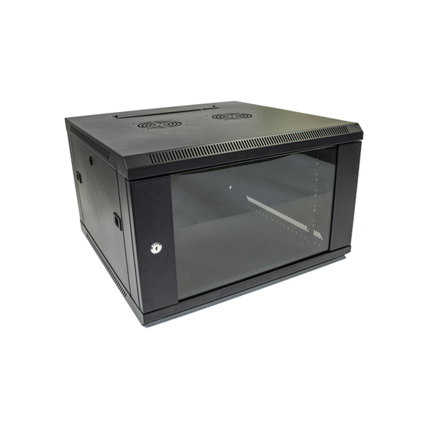 15u Wall Cabinet 600 Deep Black