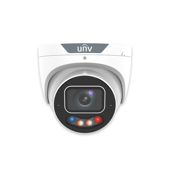 Uniview Prime-III 8MP Tri-Guard 3.0 OwlView Plus Motorised Turret Camera - White