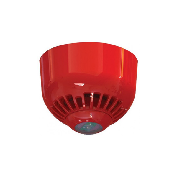 EMS FireCell Wall Sounder Beacon VAD Only (Red)